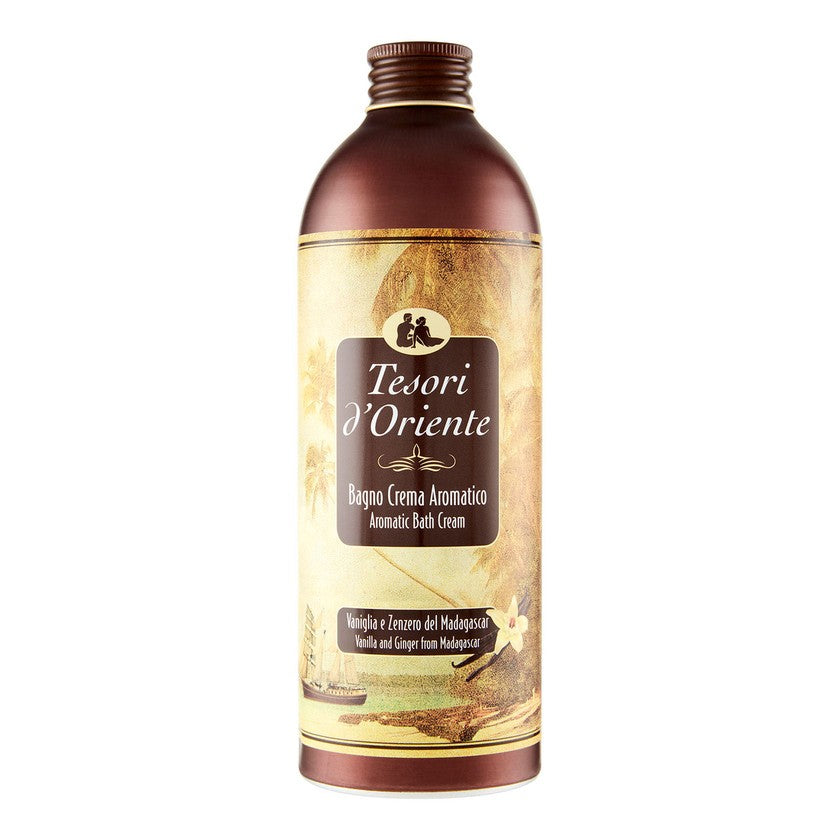 Tesori D'Oriente Aromaattinen kylpyvoide Madagaskarin vaniljaa ja inkivääriä 500 ml