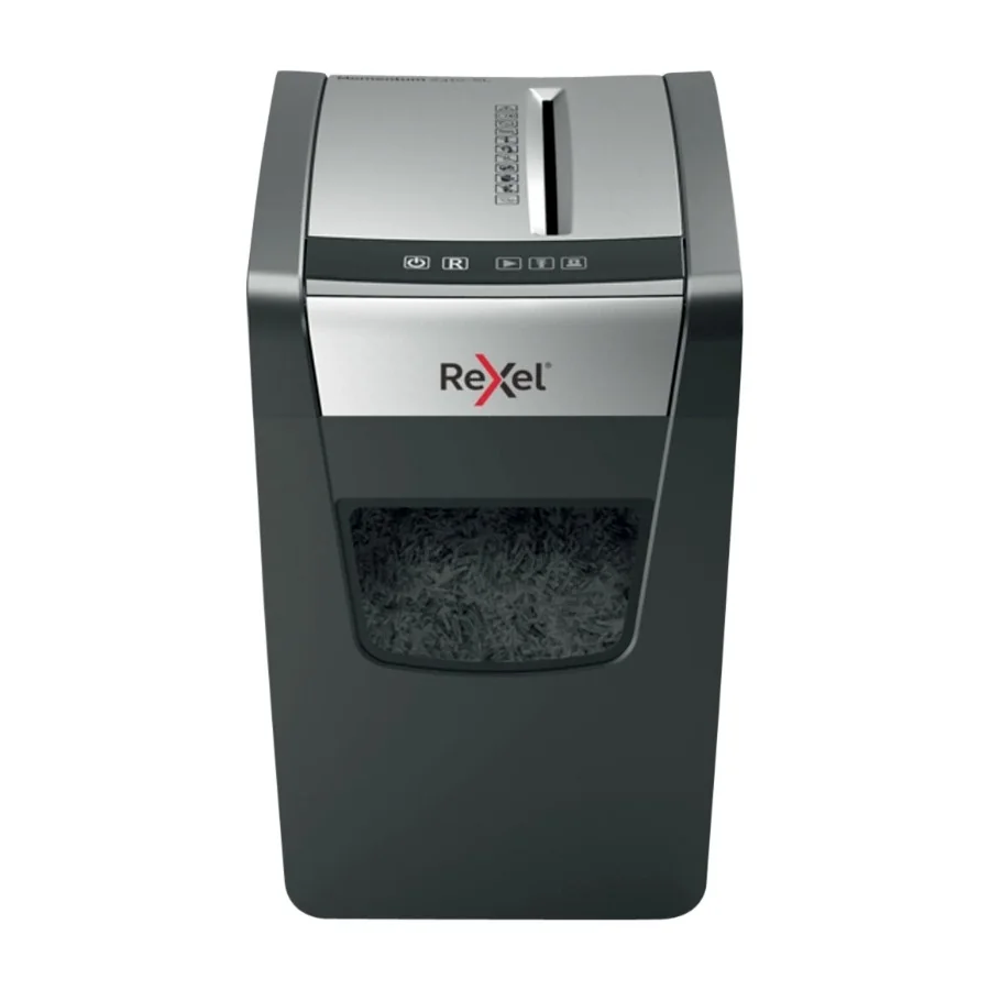 Rexel Momentum X410-Sl Paperisilppuri Ristiinleikkaava musta, harmaa