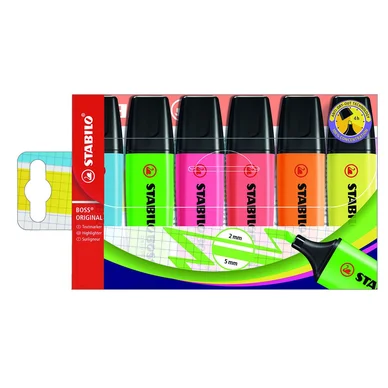 Stabilo STABILO BOSS ORIGINAL 6 Pakkaus 279300 Vastaa: N/A