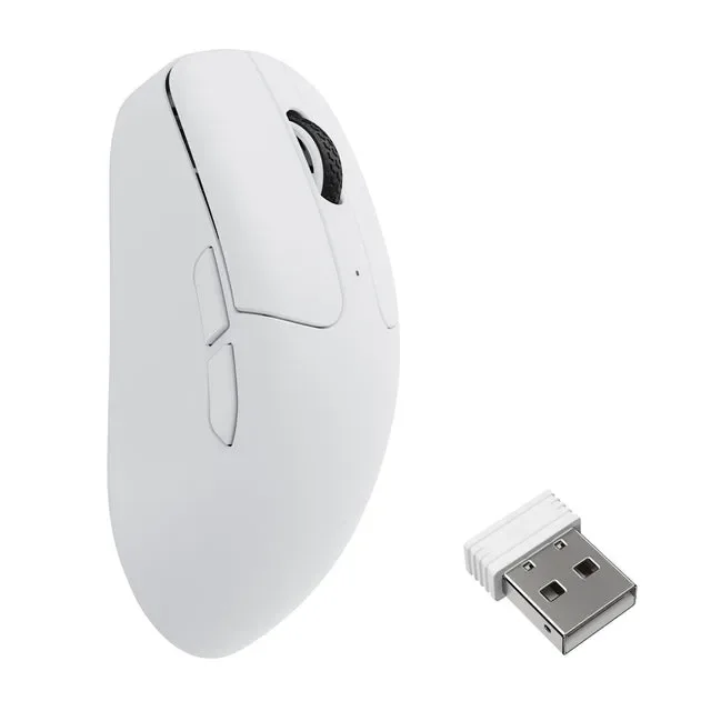Keychron M2 Ultralight 55g Wireless 8K - Pelihiiri - Optinen - 5 painiketta - Valkoinen