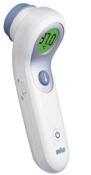 Braun No Touch + Touch -otsakuumemittari (BNT300EE), valkoinen