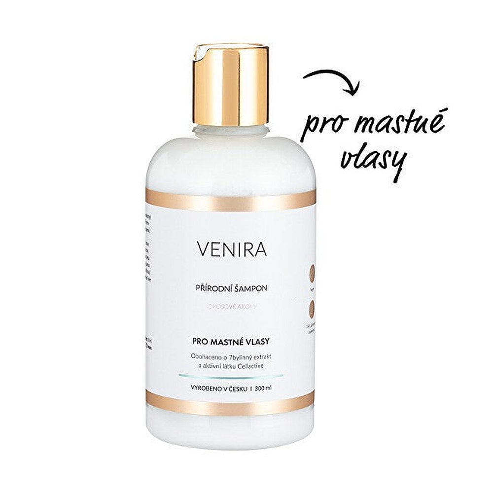 Venira shampoo naturale rasvaisille hiuksille 300 ml