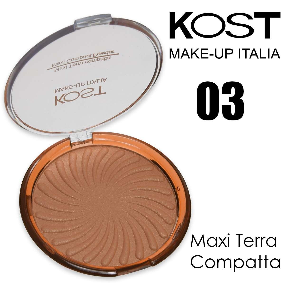 Kost Make Up Maxi Terra Kompakti 03 Kultaiseen Vivahtava Ruskea Bronzer