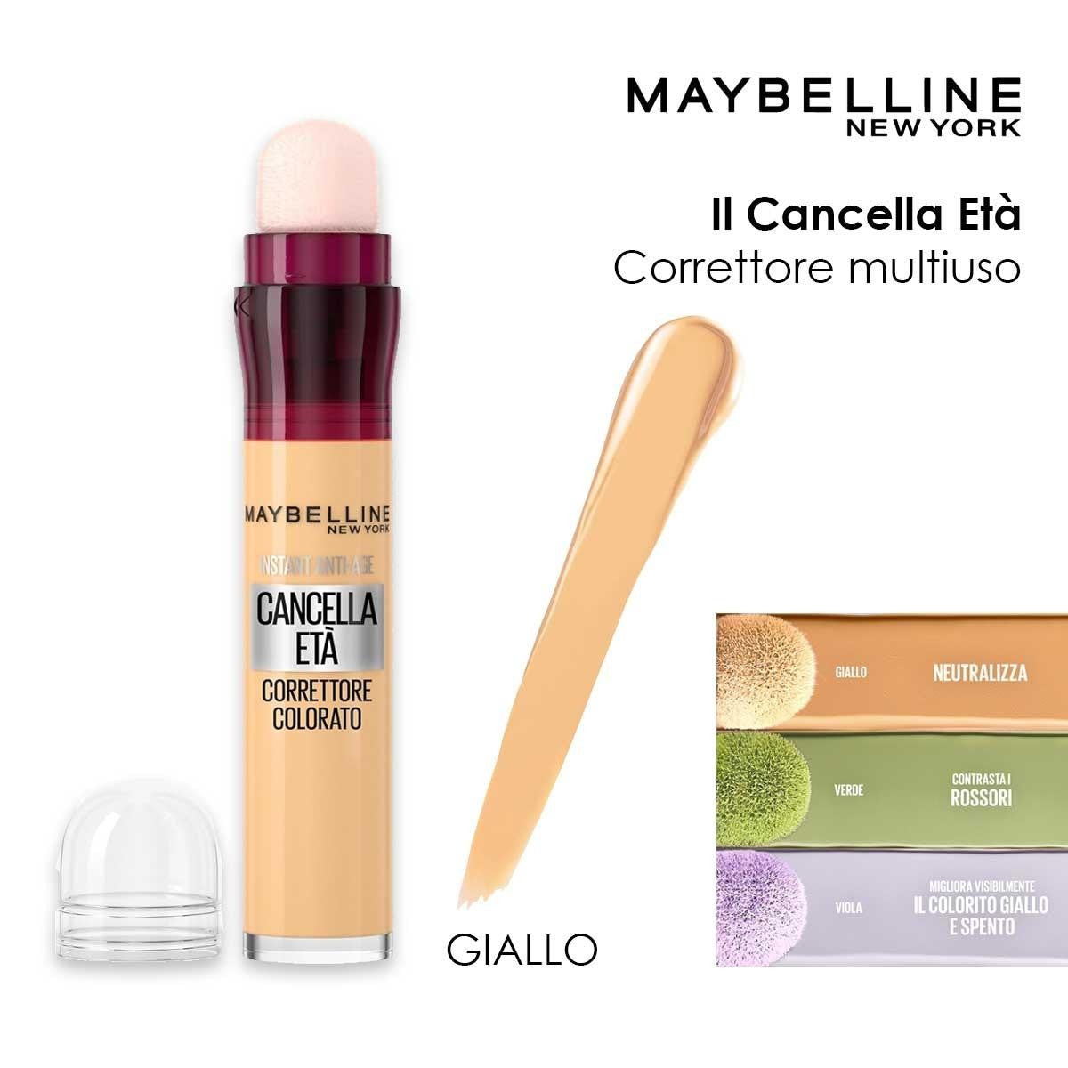 Maybelline Instant Anti-Age Cancella Età Värillinen Peitevoide Keltainen