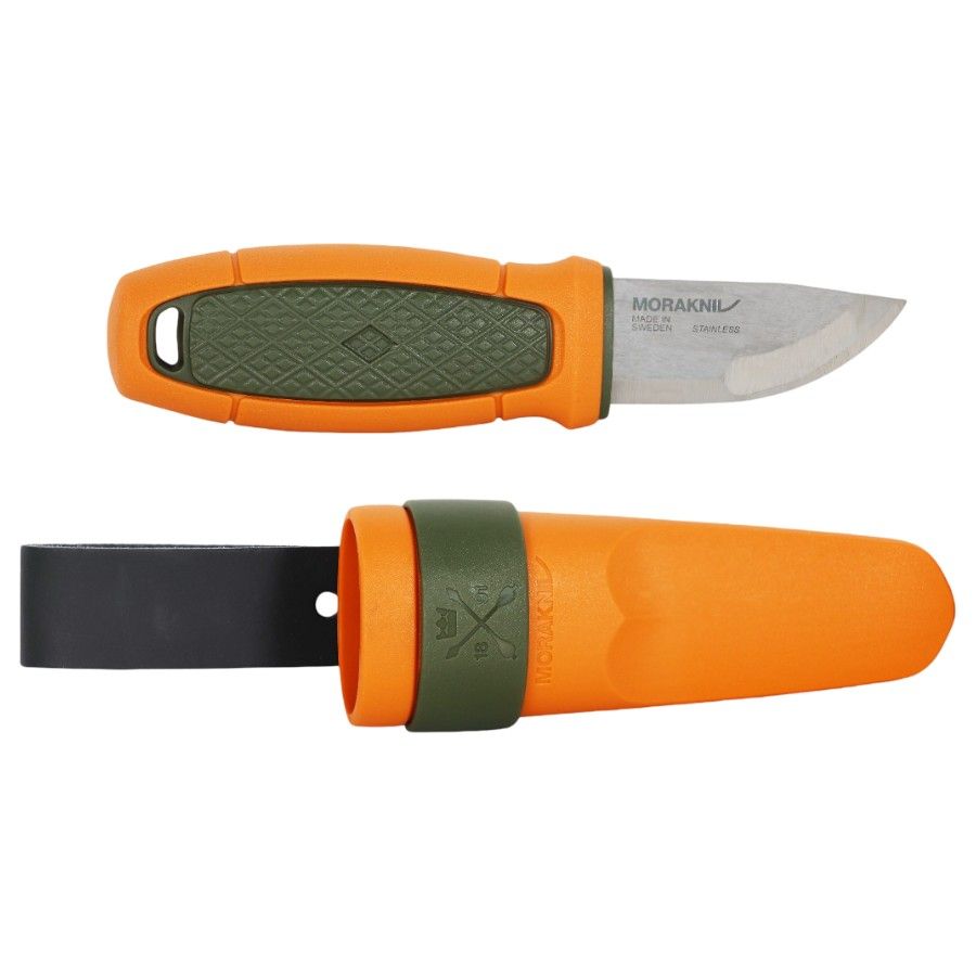 Morakniv Eldris With Belt Loop (S), ulkoilupuukko, oranssi/vihreä