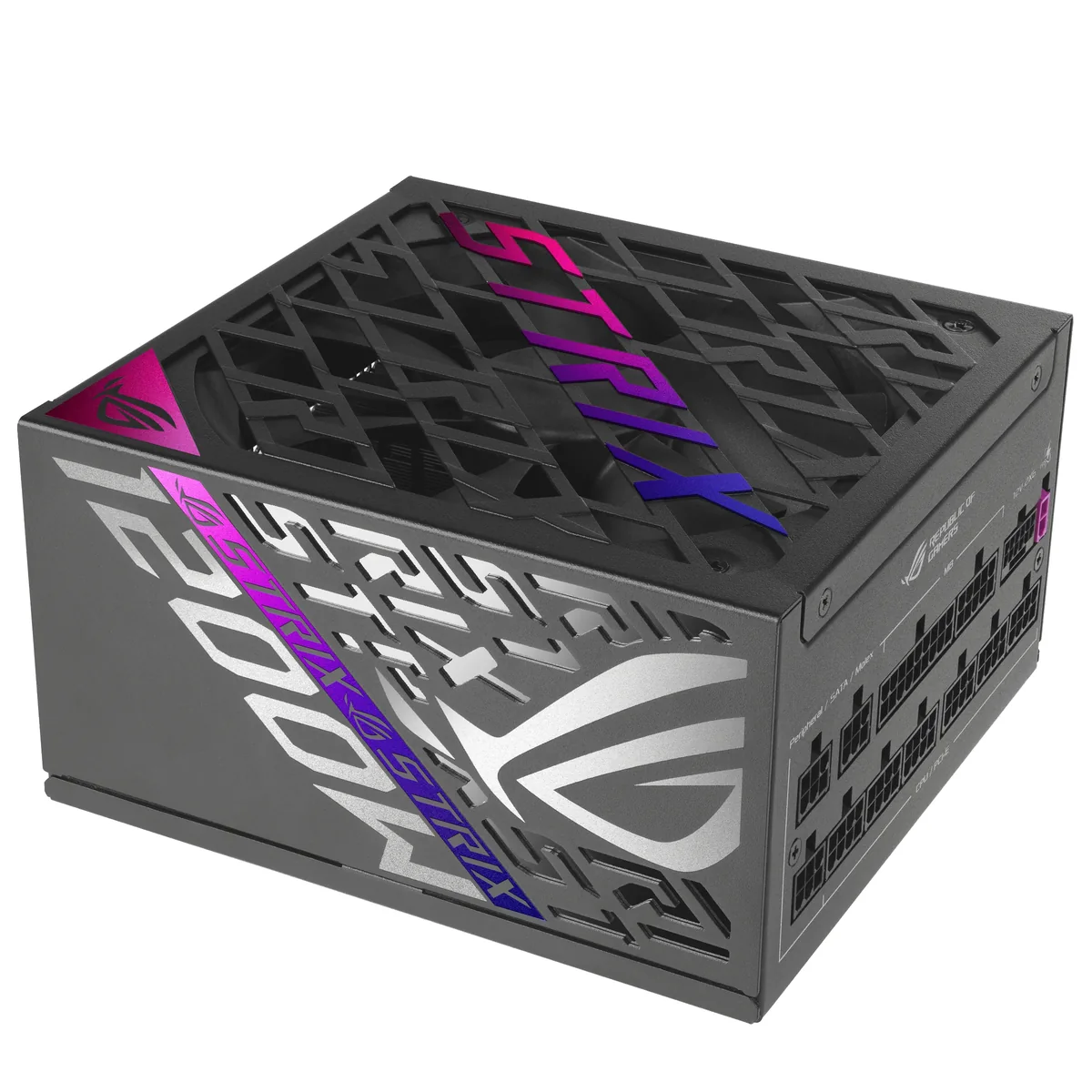 ASUS ROG STRIX Platinum (ROG Equalizer) / musta - Virtalähde - 1200 Watt - ATX 3.1 - 80 Plus Platina sertifioitu