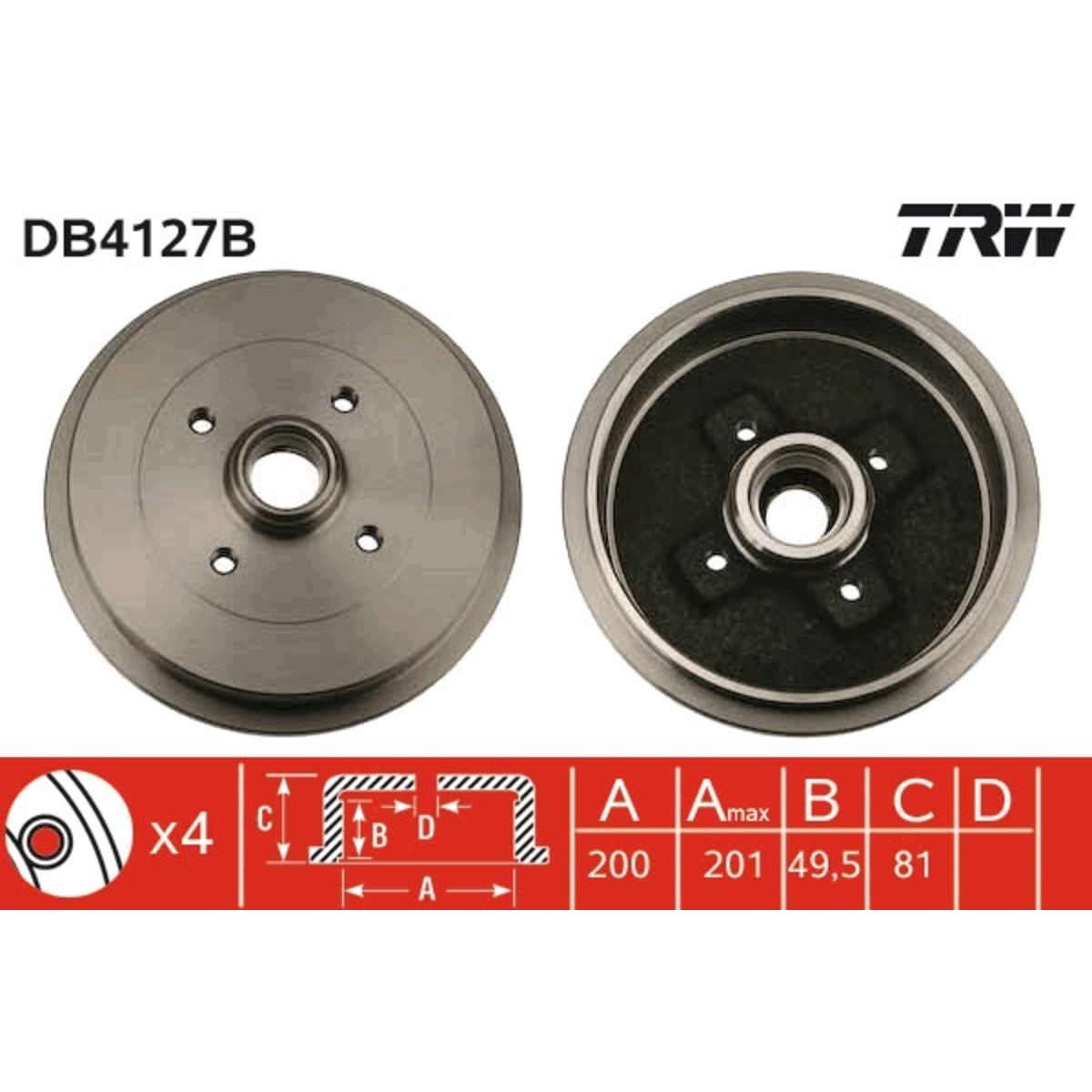 Jarrurumpu TRW DB4127B