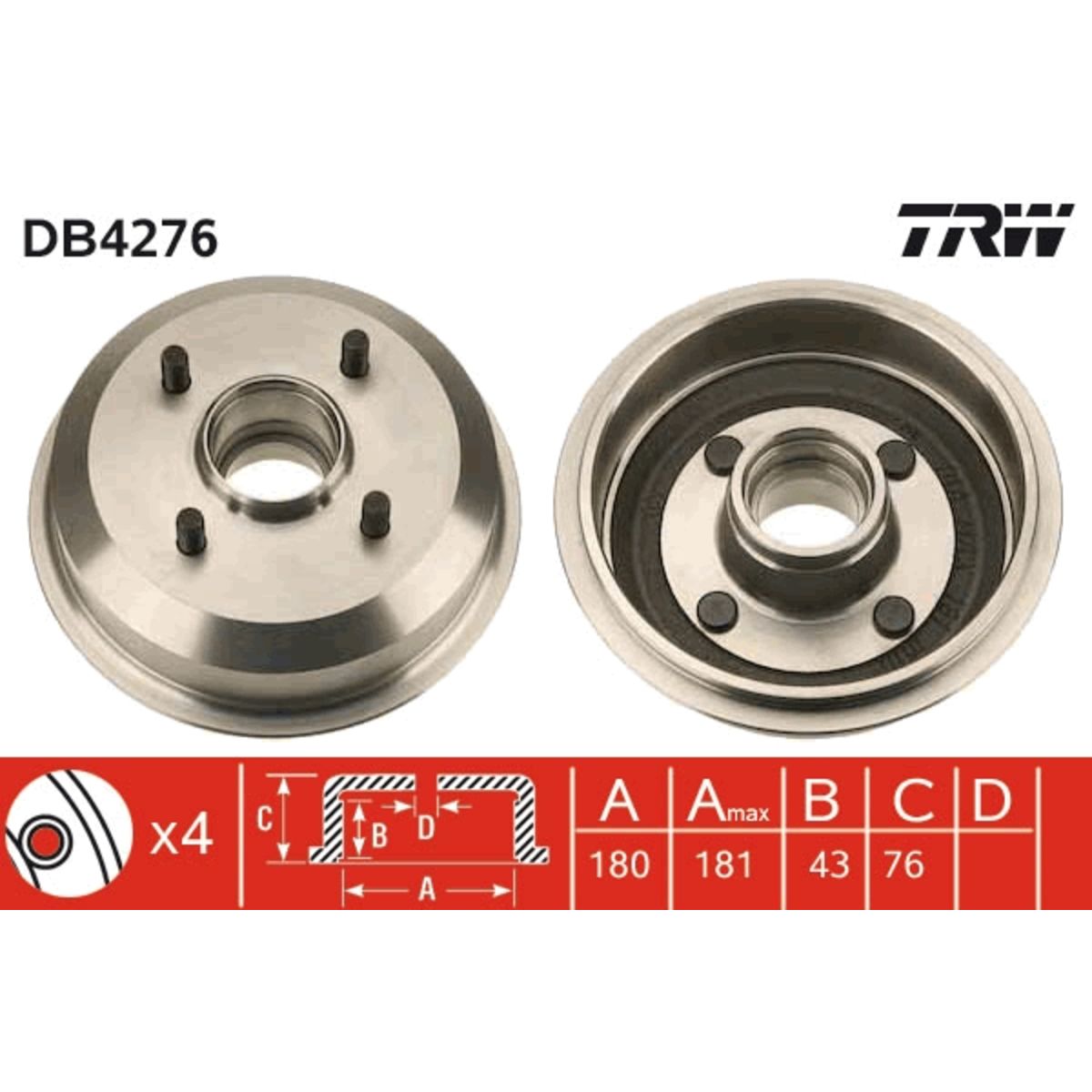 Jarrurumpu TRW DB4276