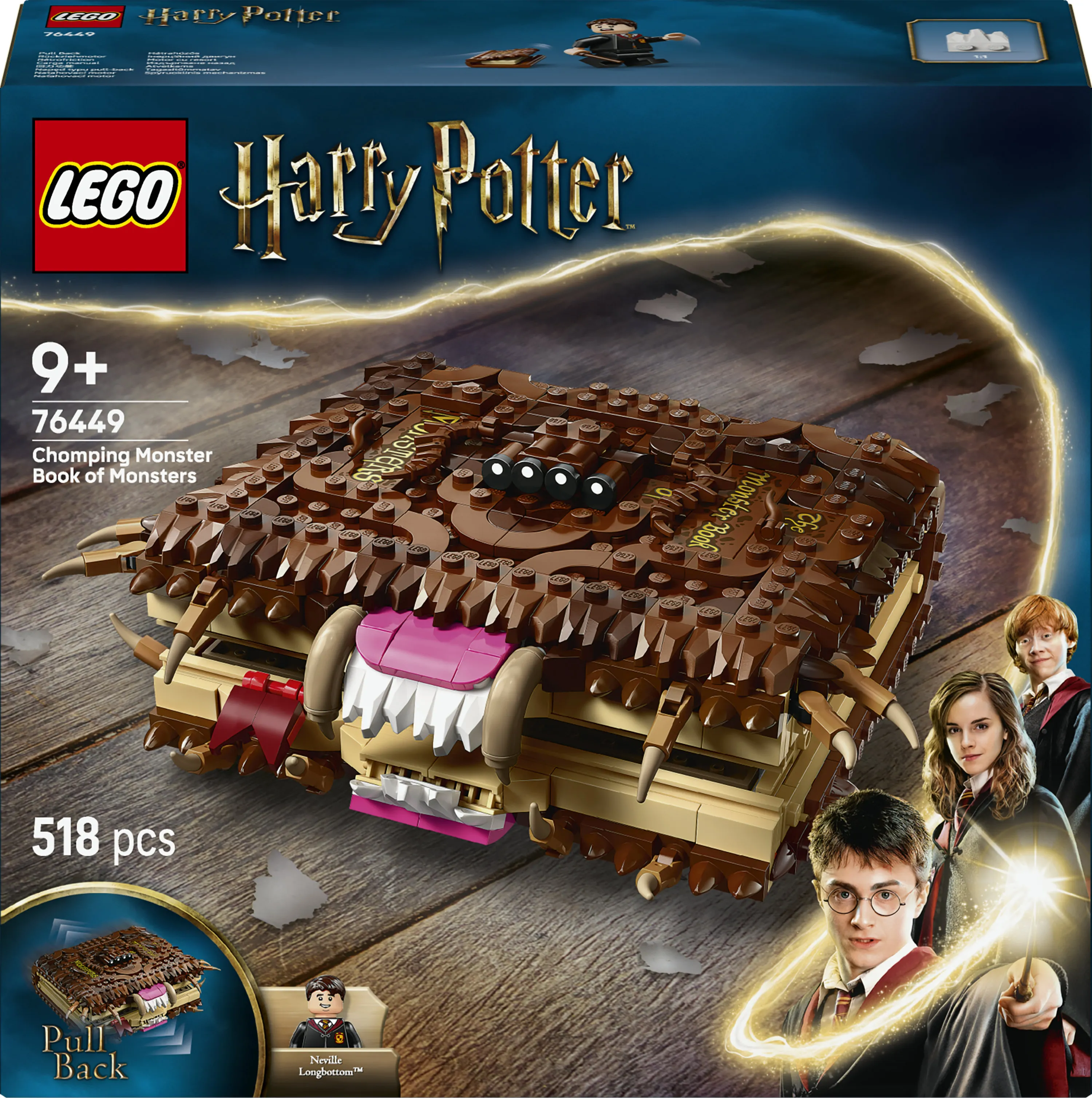 LEGO Harry Potter 76449 Haukkaava Hirvittävän suuri hirviökirja