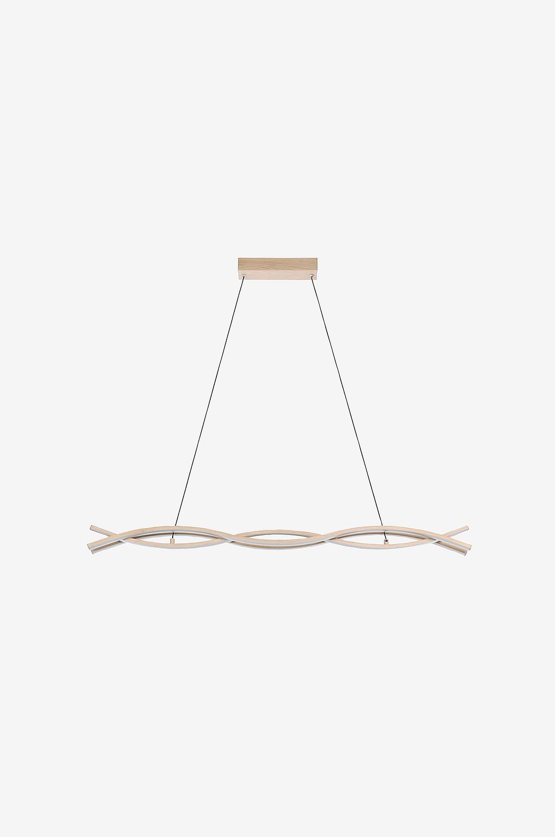 EGLO LASANA 4 long table pendant 3000K light brown