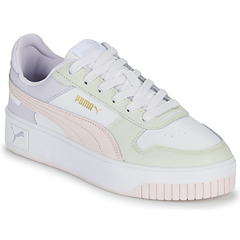 PUMA Matalavartiset tennarit 'Carina Street' pastellinkeltainen / pastellinvioletti / pastellinpinkki / valkoinen