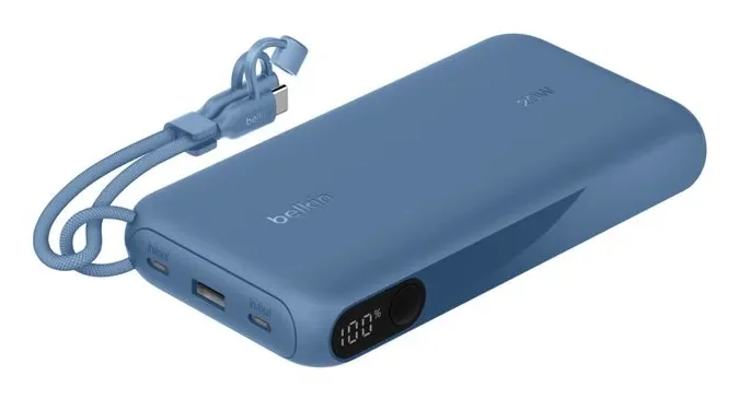 Belkin BoostCharge 20000mAh, 20W -varavirtalähde, Sininen