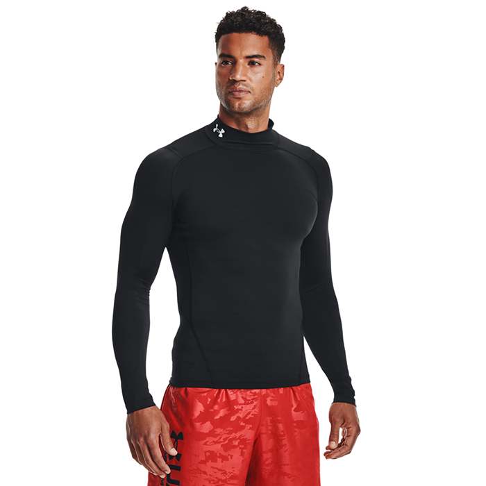 Under Armour UA HeatGear Armour Comp Mock LS Black