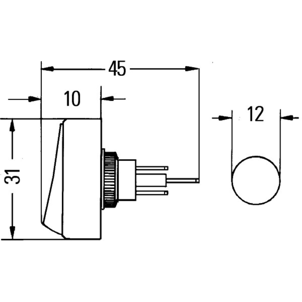 Kytkin HELLA 6EH 007 946-001
