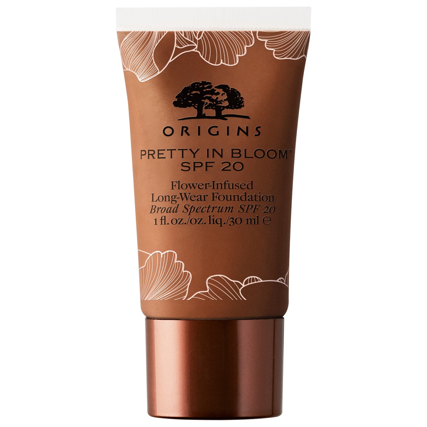 Origins, Pretty In Bloom, pitkäkestoinen, kermainen meikkivoide 720 Very Deep Cool SPF 20 30 ml