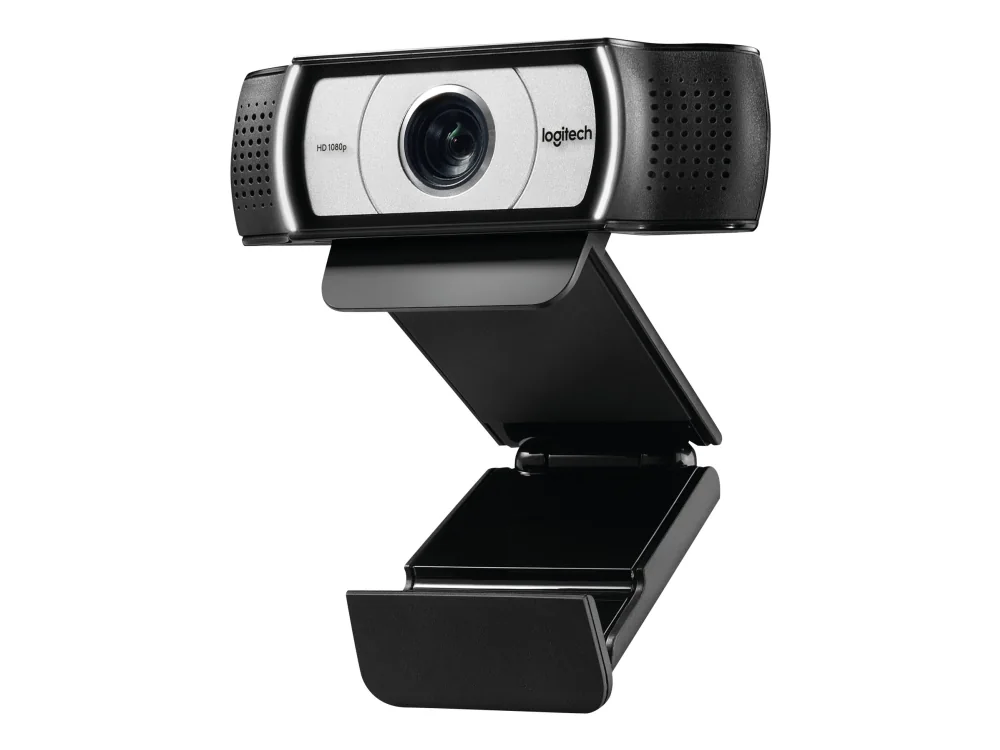 Logitech C930e HD -web-kamera - hopea/musta