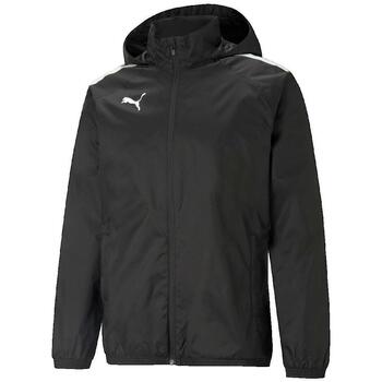 PUMA Urheilutakki 'teamLIGA' musta / valkoinen