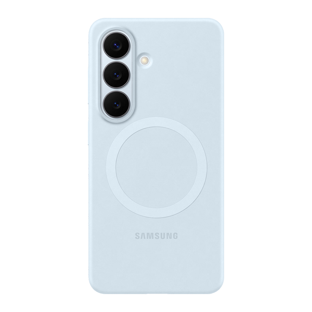 Samsung Galaxy S26 Silicone Magnet -silikonikuori, Vaaleansininen