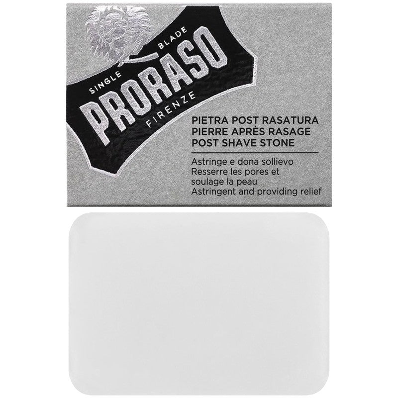 Parranajon jälkeinen kivi Proraso Luonnollinen alunakivi 100 g