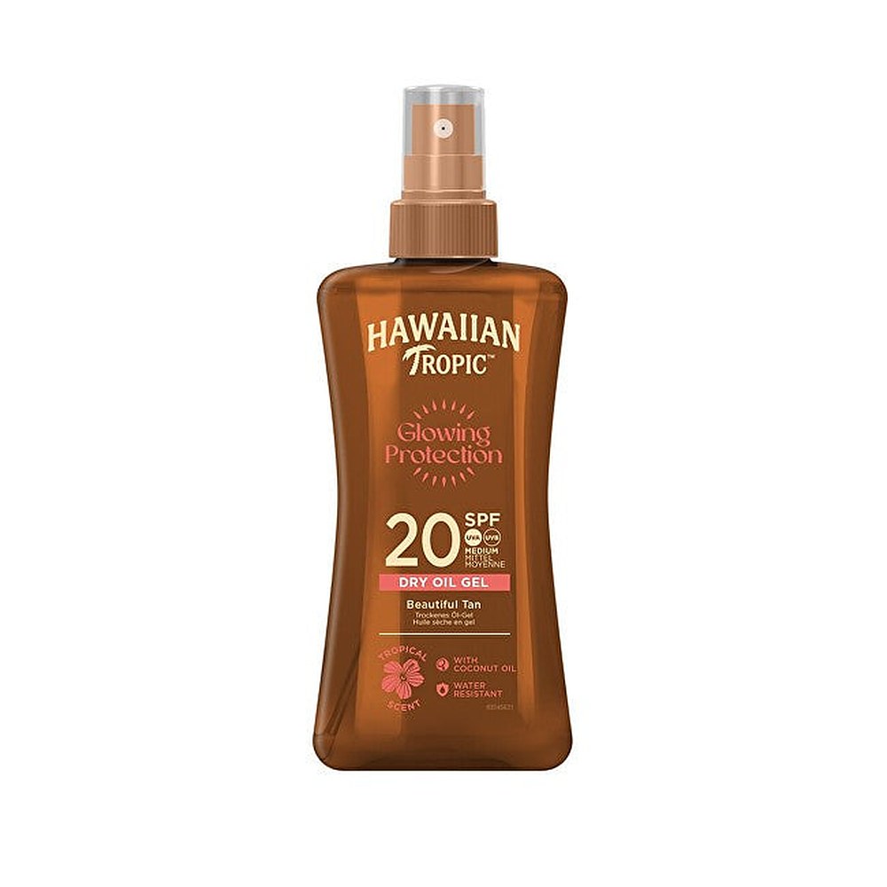 Hawaiian Tropic Protective Dry Oil Spray Spf20 Medium 200ml
