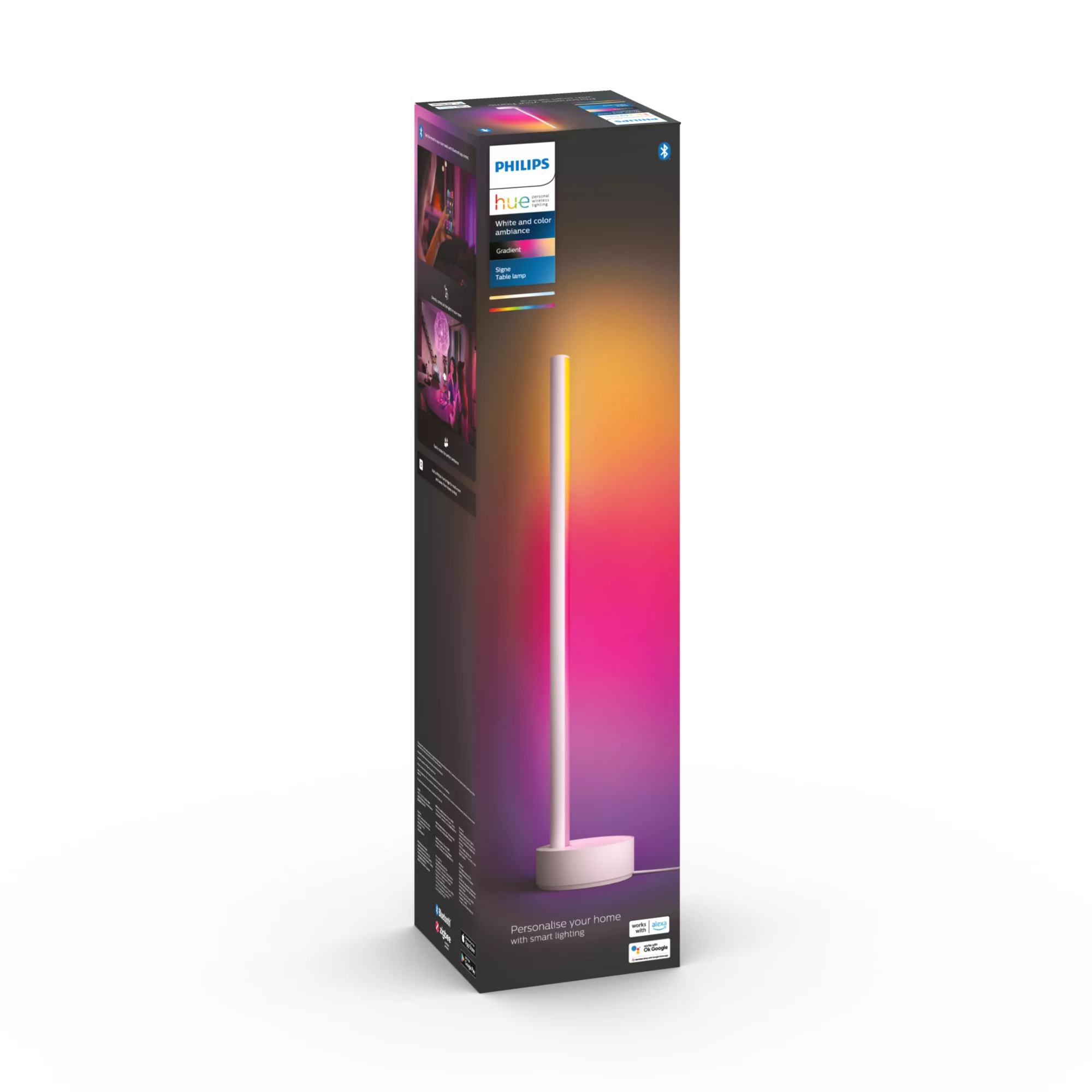 Philips Hue Gradient Signe - Älypöytälamppu, Valkoinen