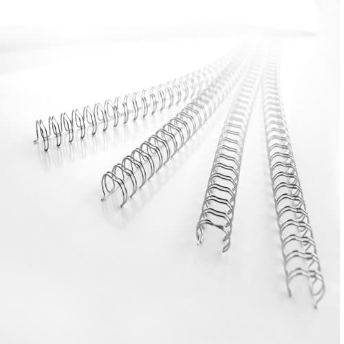 Gbc Metal Spiral 3:1 No8 12.5mm A4 White 100pcs