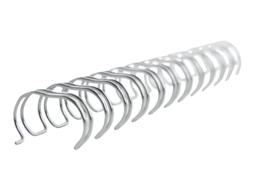 Gbc Metal Spiral 3:1 No8 12.5mm A4 White 100pcs