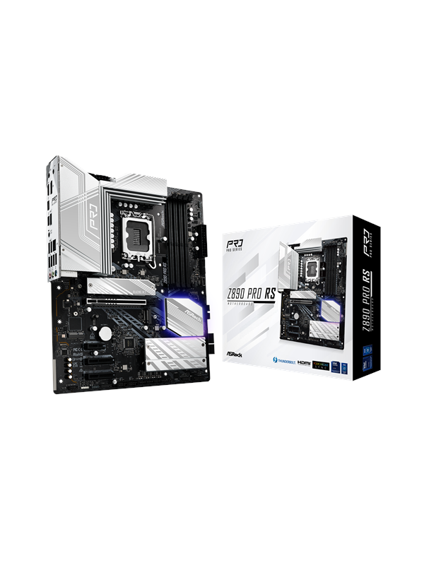 ASRock Z890 PRO RS Emolevy - Intel Z890 - Intel LGA1851 - DDR5 RAM - ATX