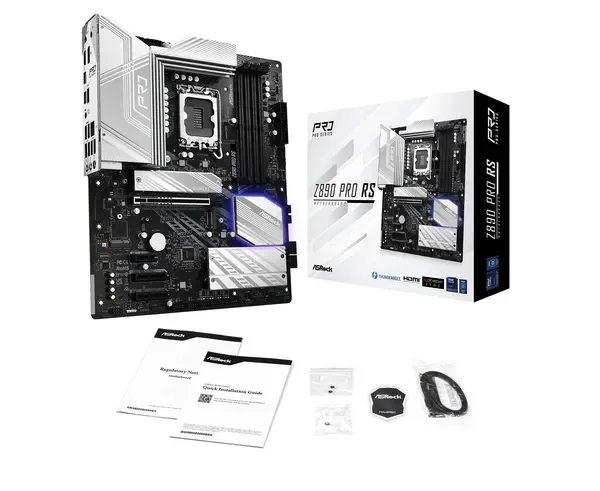ASRock Z890 PRO RS Emolevy - Intel Z890 - Intel LGA1851 - DDR5 RAM - ATX