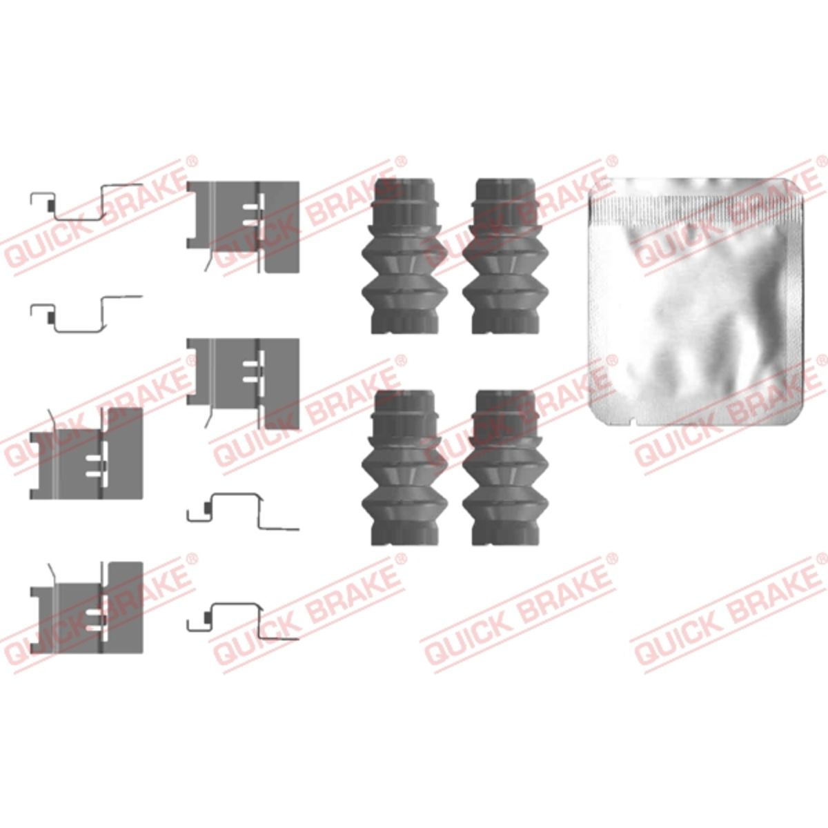 Jarrupalojen asennussarja QUICK BRAKE 109-0120