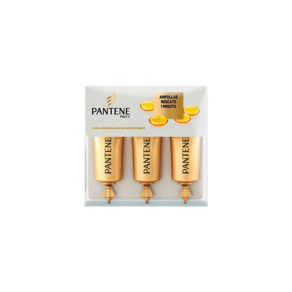 Pantene Hiuksia avaavat ja suojaavat injektiopullot, 3 yksikköä