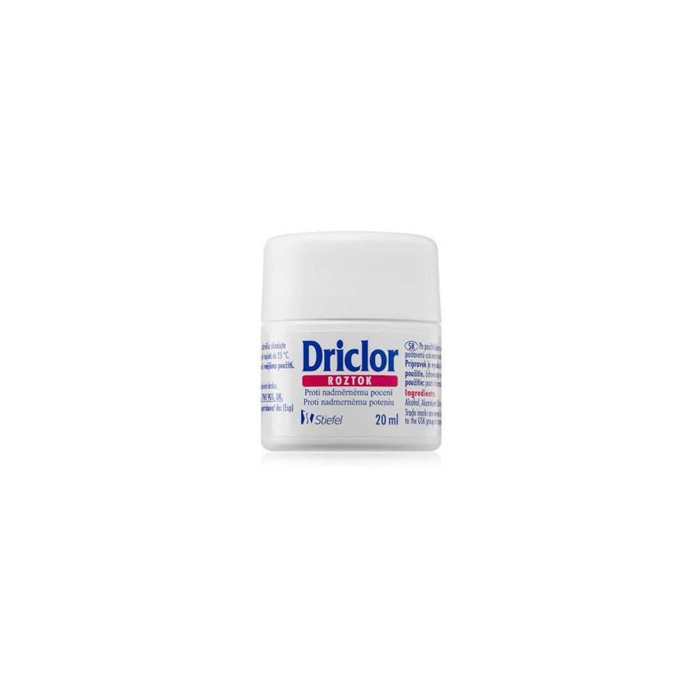 Driclor Roll-on-antiperspirantti liialliseen hikoiluun Liuos 20 ml - 20 ml