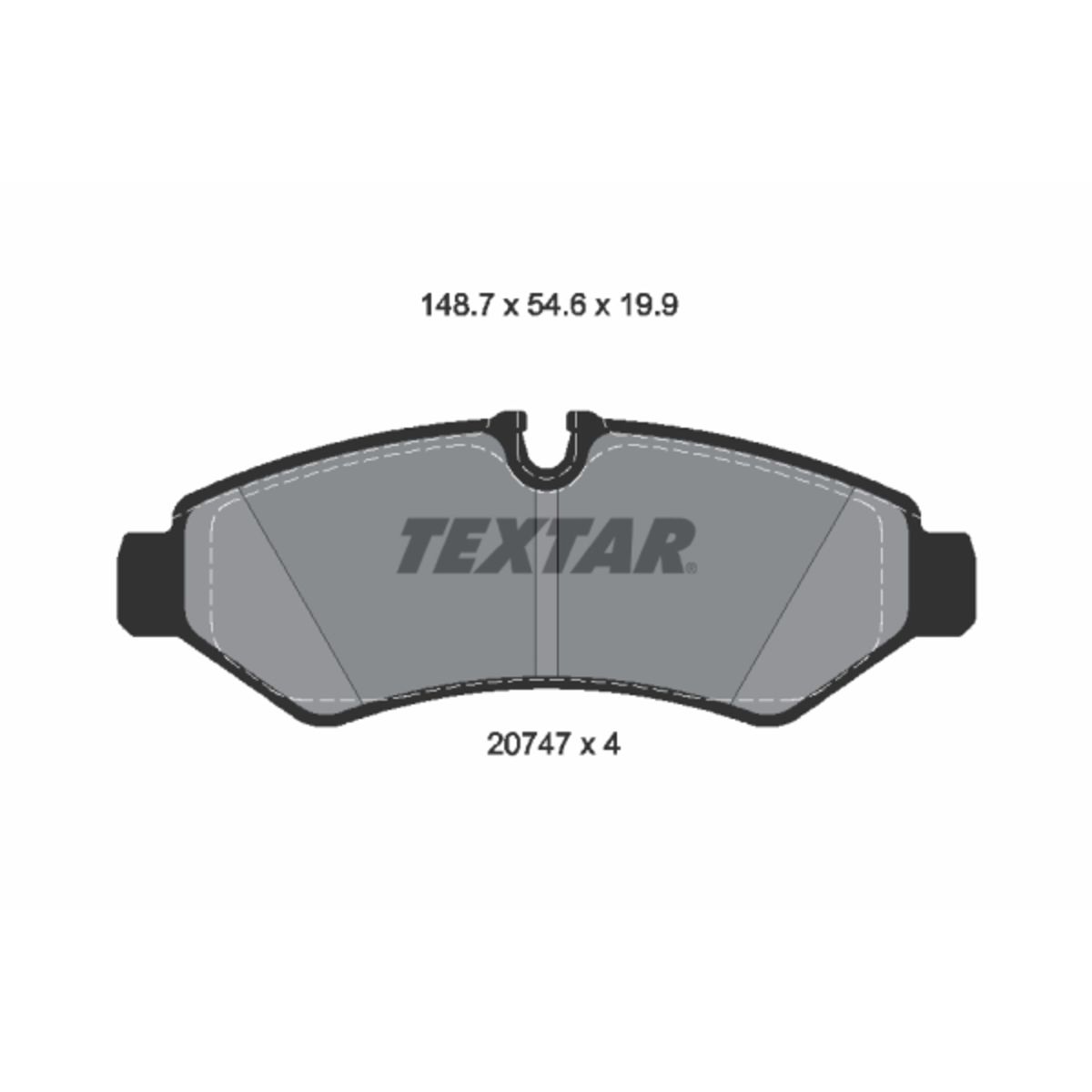 Jarrupalat, levyjarru TEXTAR 2074701
