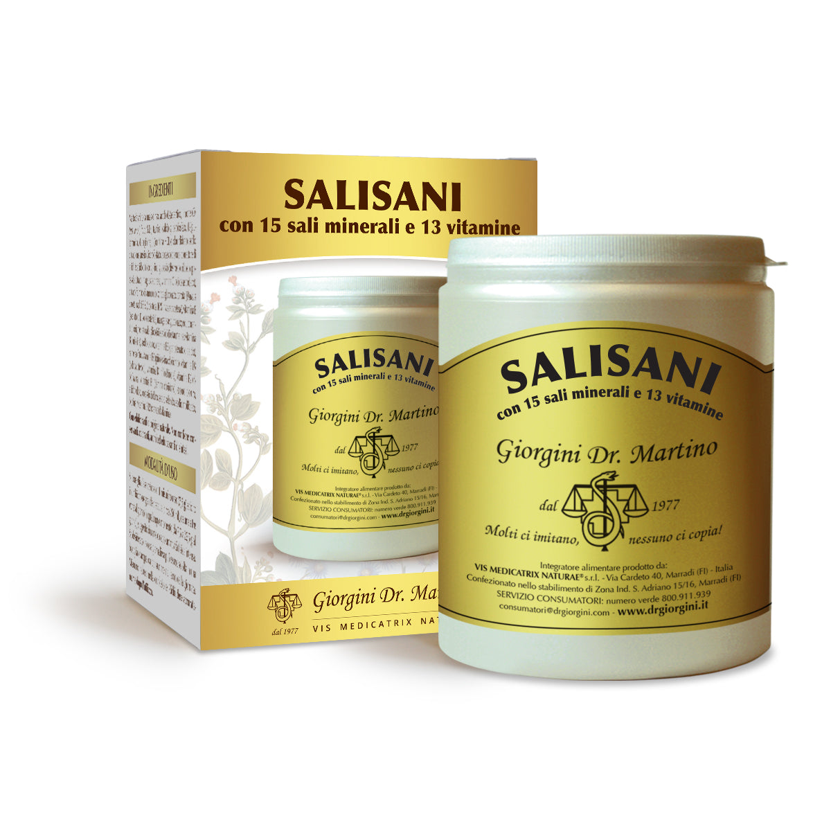 Dr Giorgini Salisani 360 g jauhetta