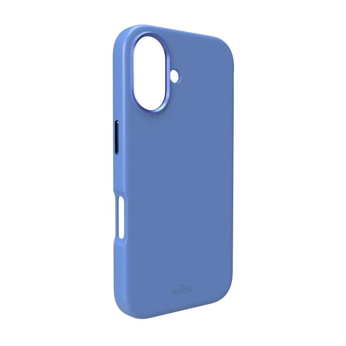 Puro Icon Mag Mag Pro MagSafe silikonikotelo iPhone 16:lle - sininen
