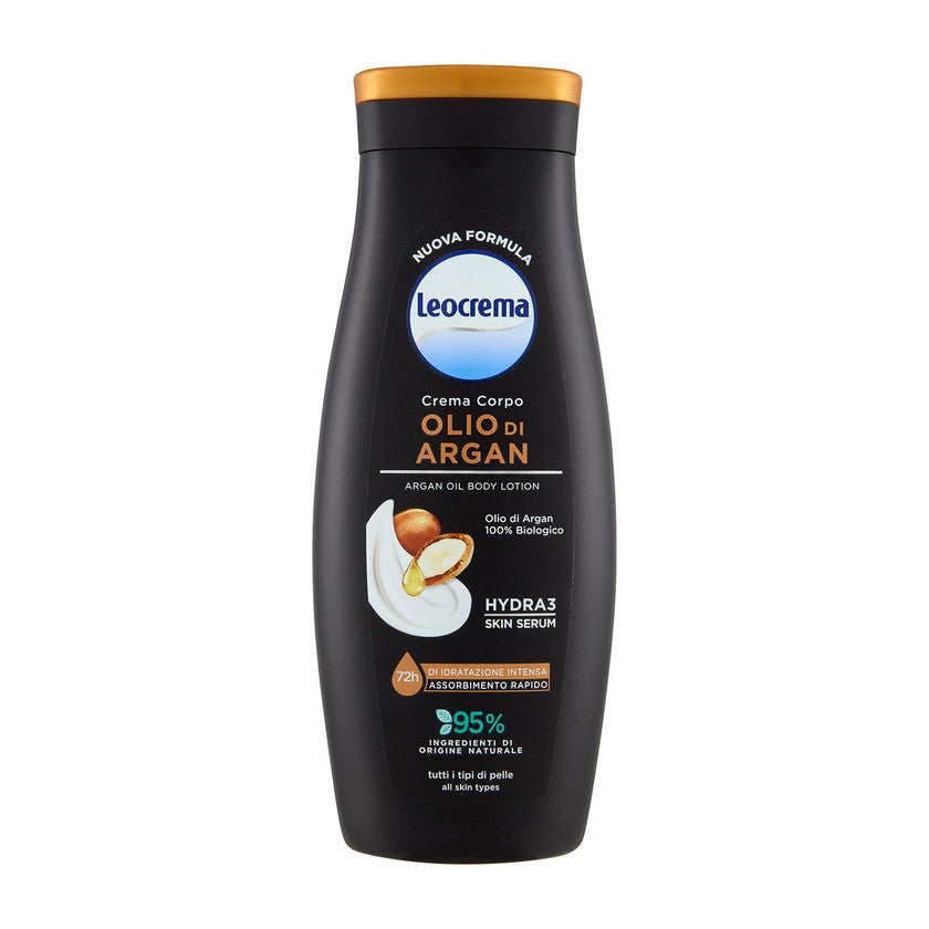 Leocrema Nestemäinen Arganöljy Vartalovoide 400 ml