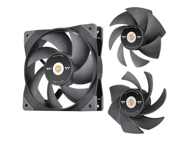 Thermaltake SWAFAN GT12 TT Premium Edition -kotelotuuletin (120 mm, Musta, 1 kpl)