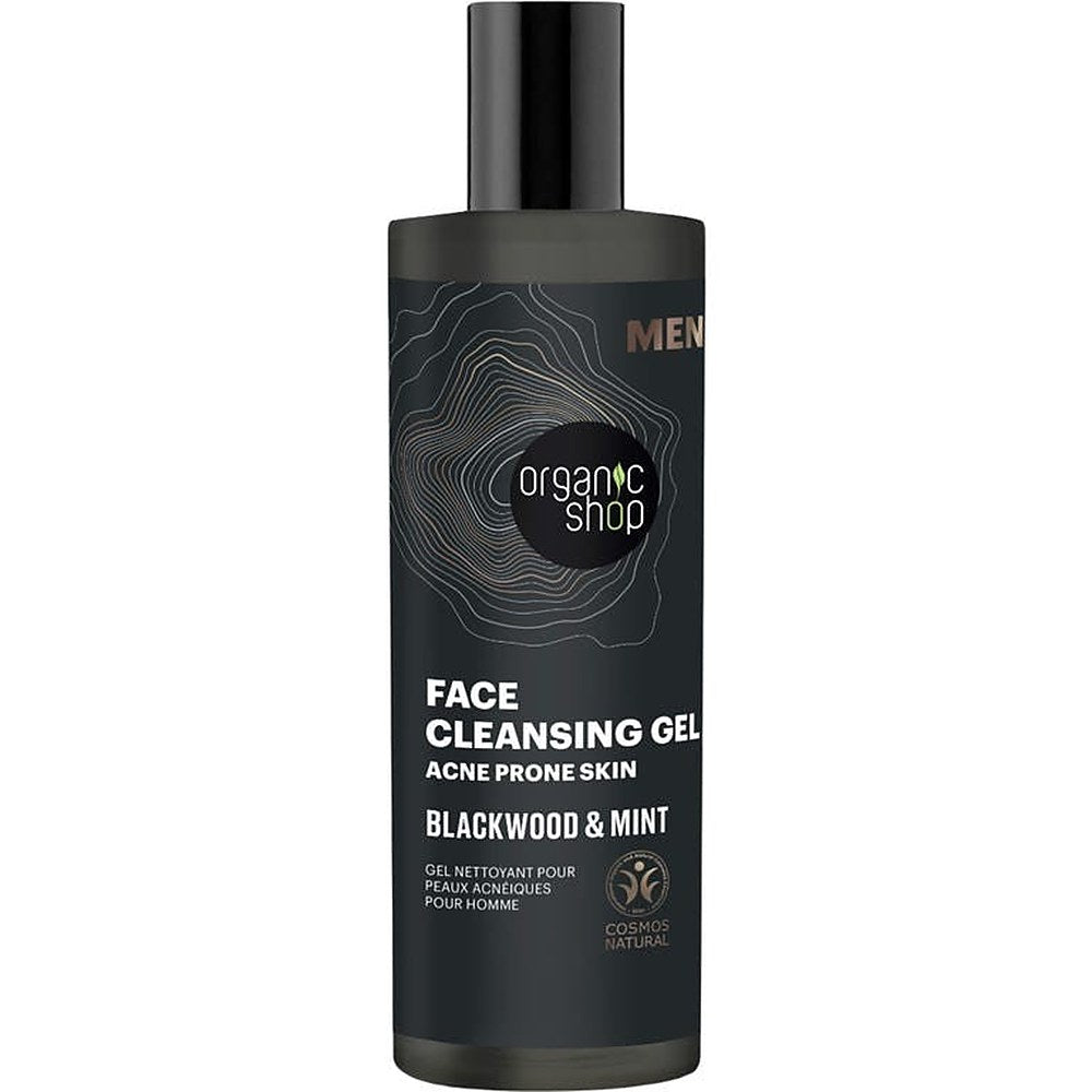 Organic Shop Miesten Blackwood Anti-Acne Cleansing Gel 200ml
