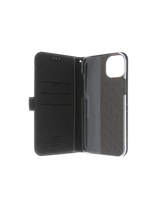 Insmat Exclusive Flip Case -lompakkokotelo, iPhone 15, valkoinen