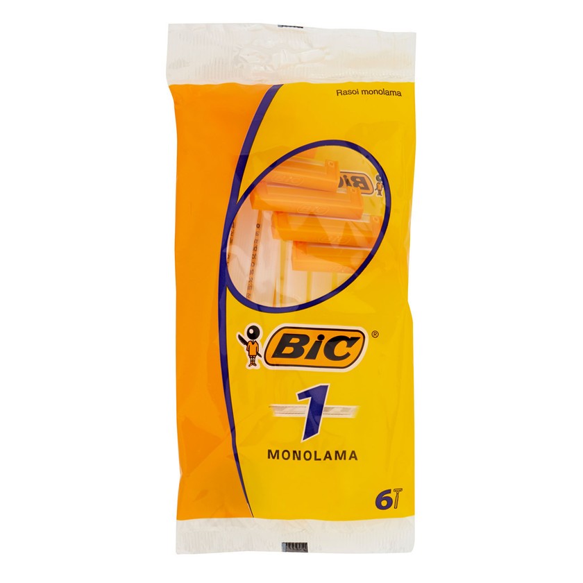 Bic Yksiteräinen partahöylä Pussit 6 kappaletta