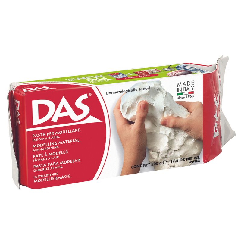DAS LER. 500g. Hvid