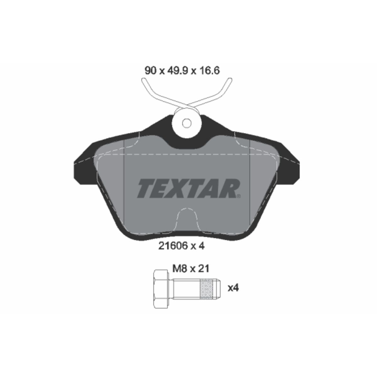 Jarrupalat, levyjarru TEXTAR 2160601