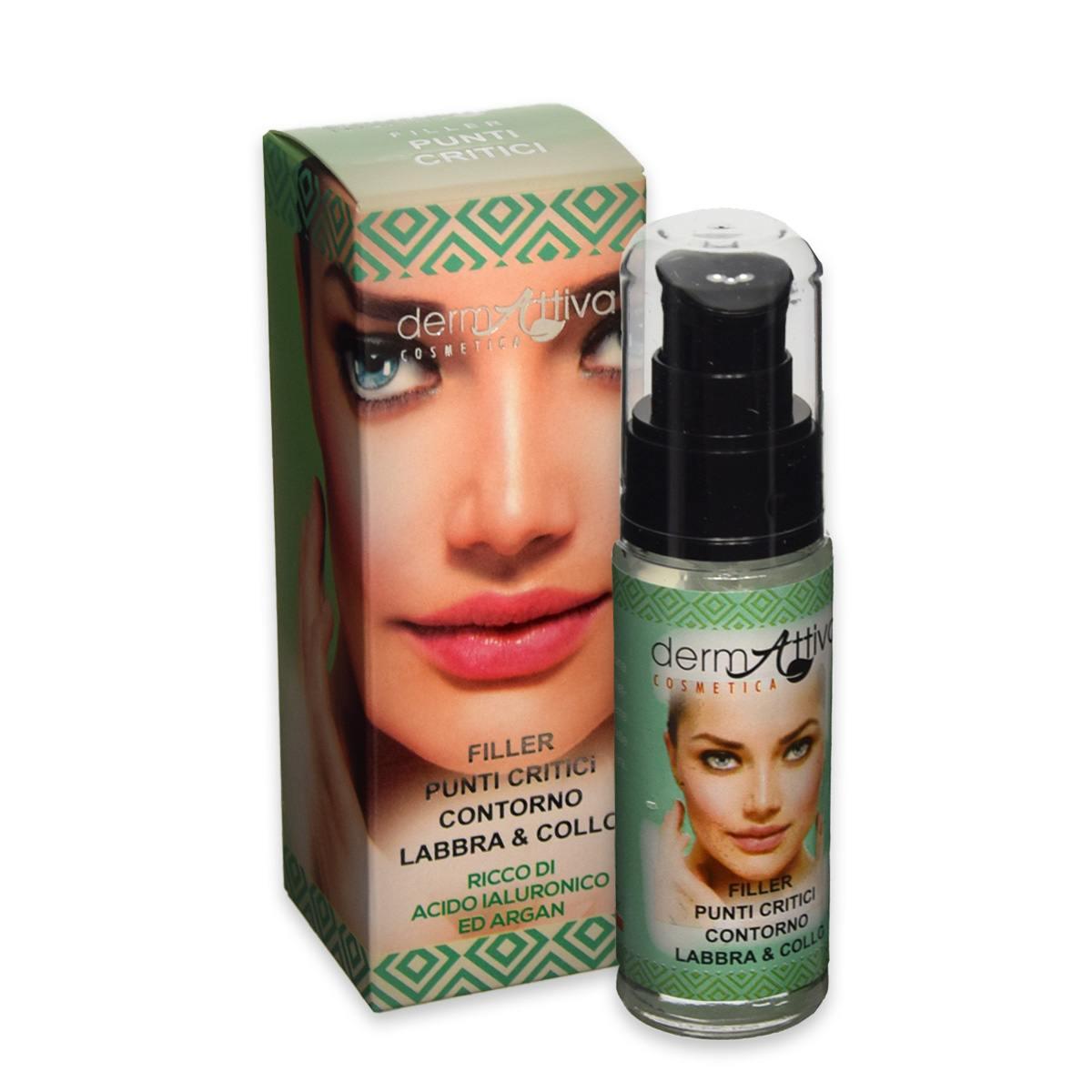 Dermattiva täyteaine silmät huulet kaula 30 ml