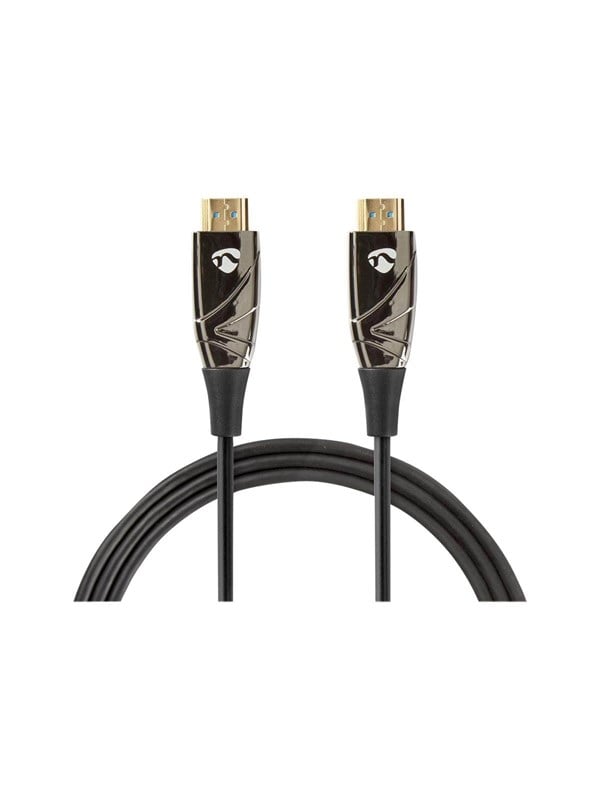 Nedis Aktiivinen Optinen High Speed HDMI-kaapeli, jossa Ethernet | HDMITM liitin | HDMITM liitin | 4K@60Hz | 18 Gbps | 100 m | Pyöreä | PVC | Musta | Pakkaus