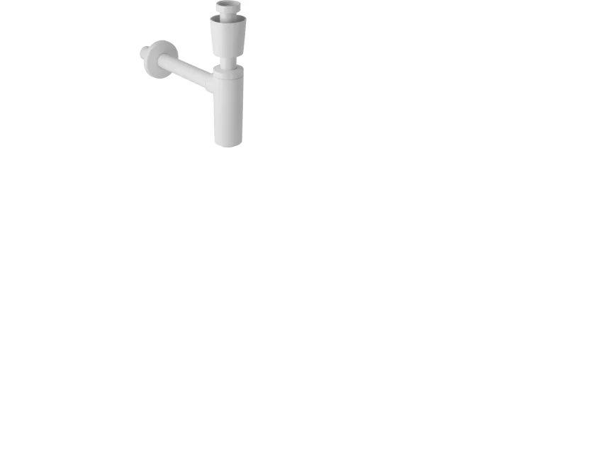 Geberit dip tube trap for washbasins with valve collar hor