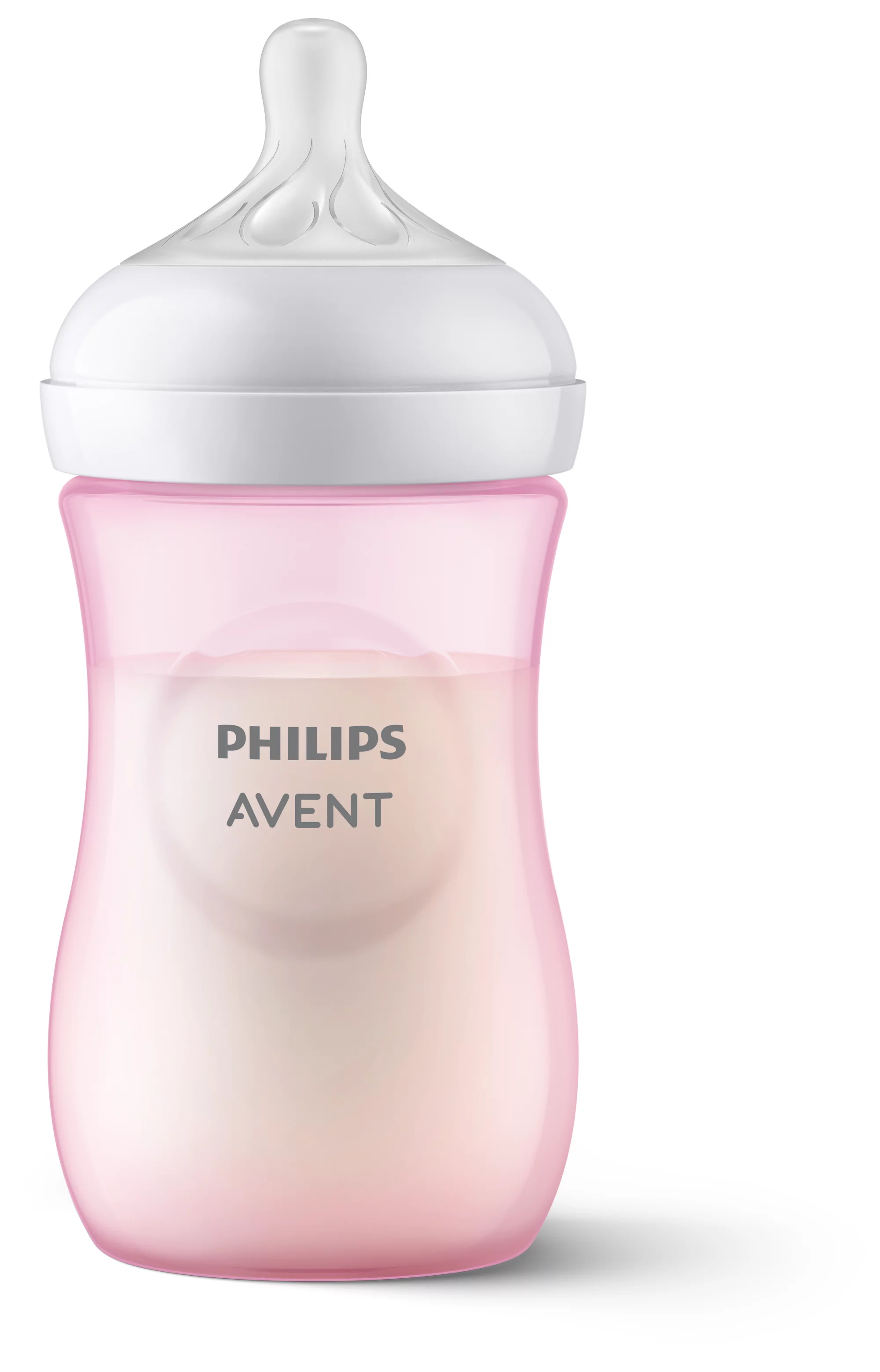 Philips Avent Natural Response 1+ Kuukautta Vaaleanpunainen Tuttipullo – 260 ml