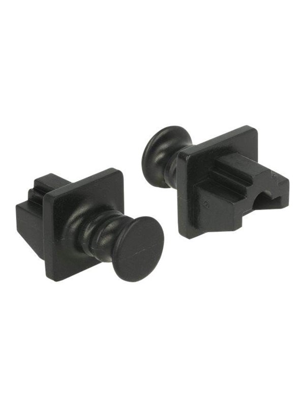 DeLOCK Dust Cover for RJ45 jack 10 pieces black