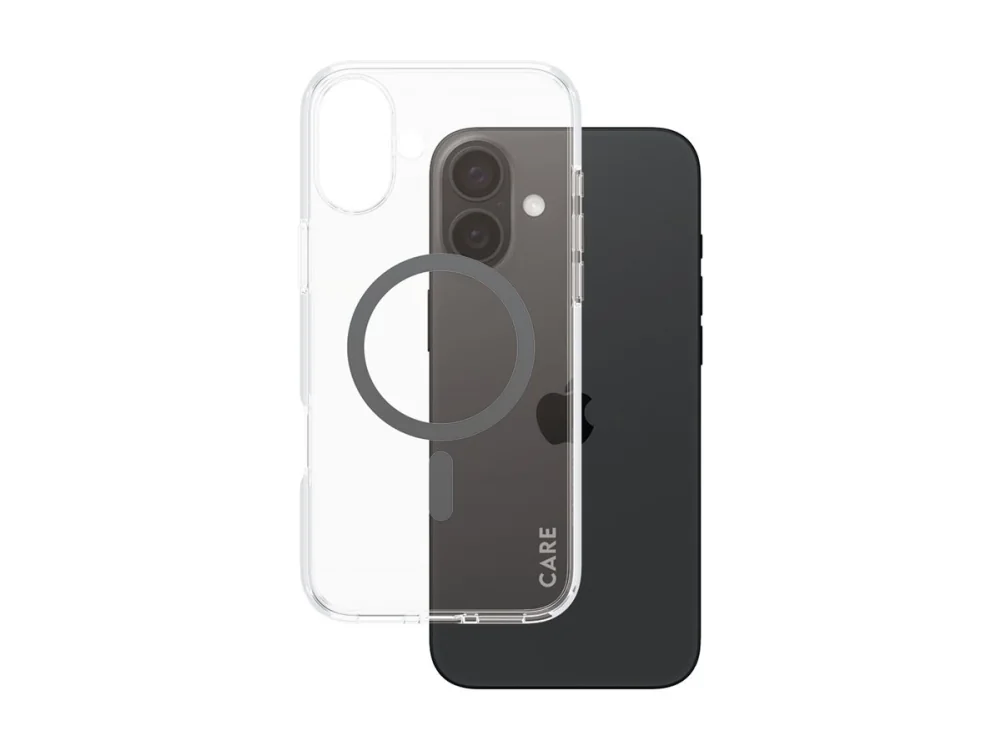 CARE by PanzerGlass Case Flagship Black MagSafe iPhone 16 Plus