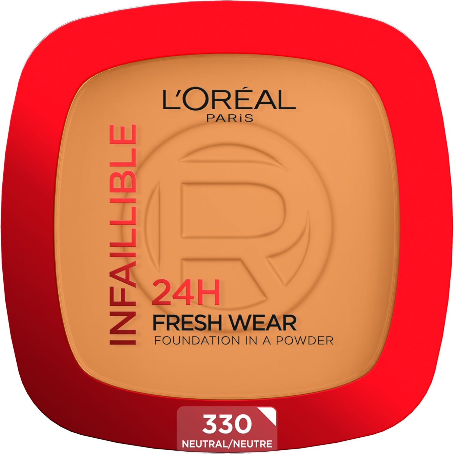 L'Oréal Paris Infaillible 24H Fresh Wear Foundation in a Powder 330 Warm Undertone - 9 g