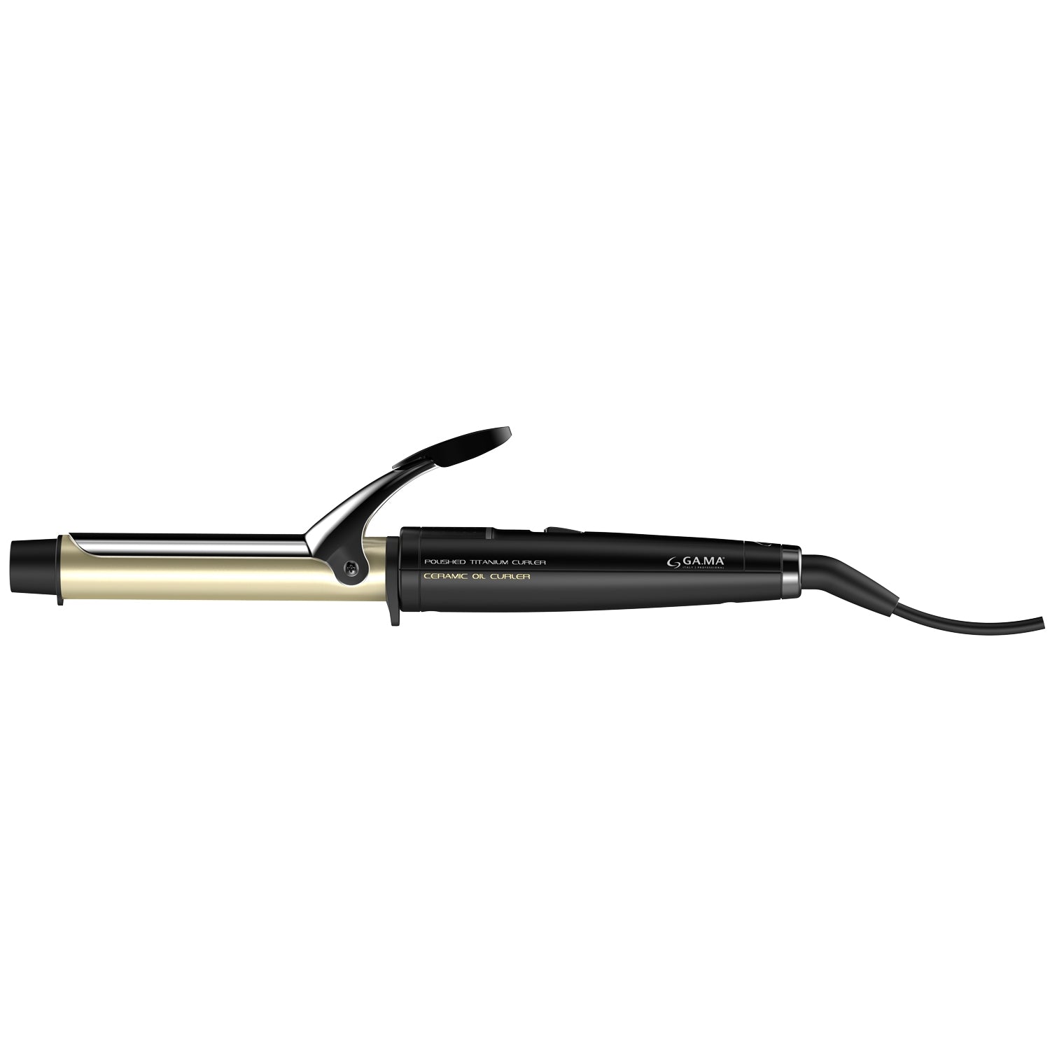GA.MA GC1251 Dual Plates 25 mm -kiharrin, musta